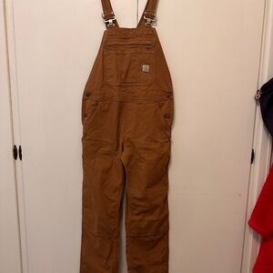 Carhartt Women's Work Overalls - Canvas - Rugged Flex - Double Knee